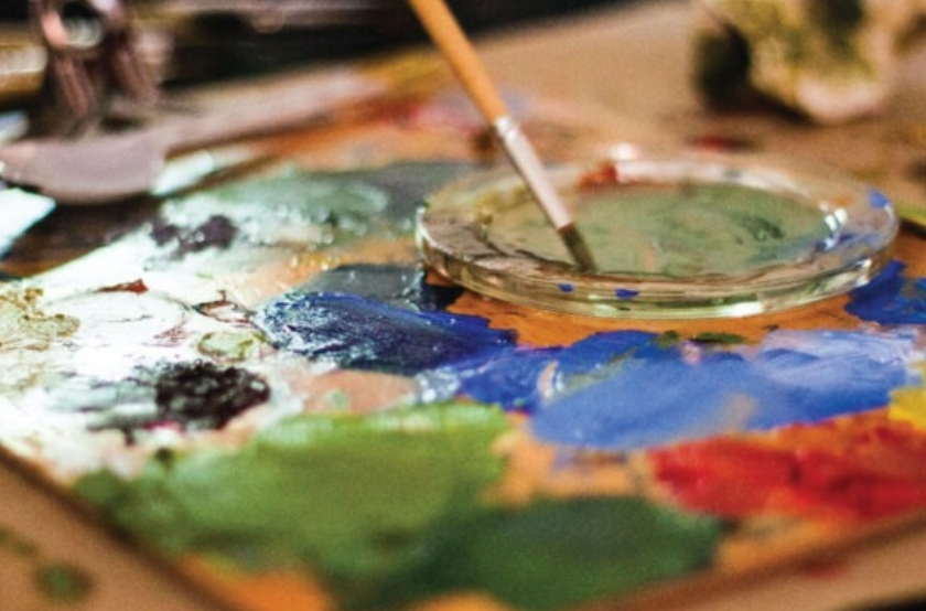 Image de peinture pour les activités dans les bibliothèques.